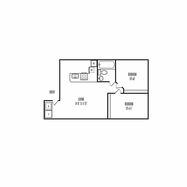 Unit 2102 1067 floor plan